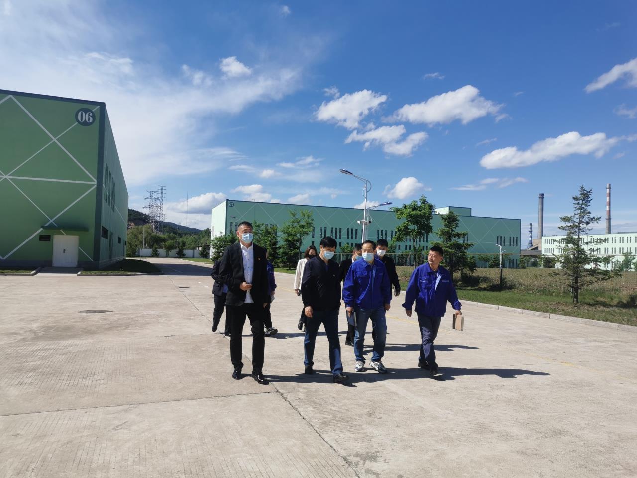 牡丹江市市場監(jiān)督管理局檢驗檢測中心主任畢偉一行走訪友搏藥業(yè)